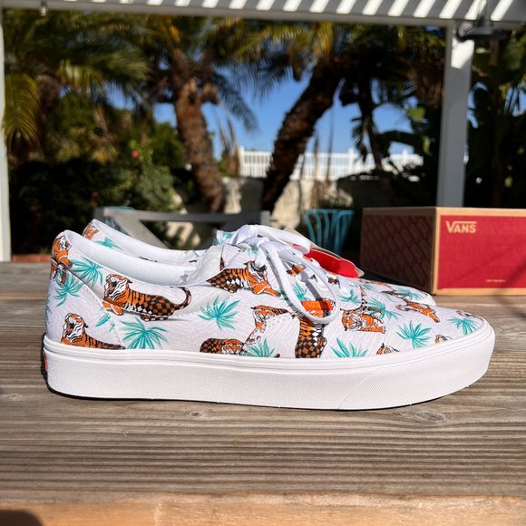 Size 13 Mens - VANS Era ComfyCush x Discovery Project CAT White - Picture 2 of 6